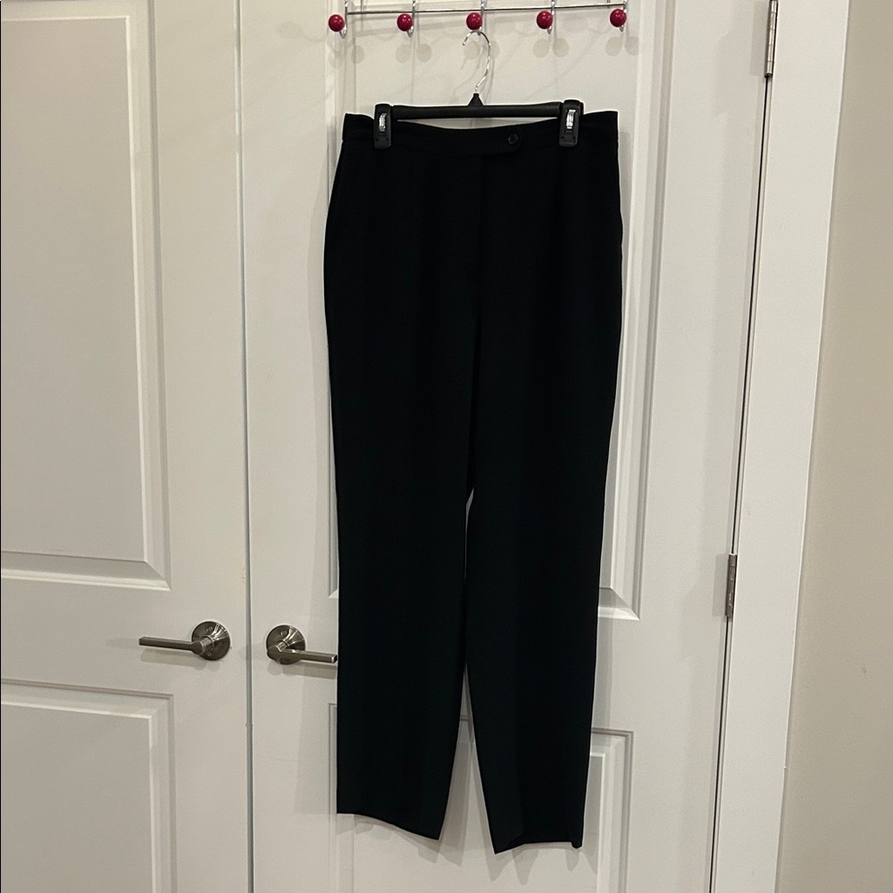 Black Women's Straight-Leg Dress Trousers